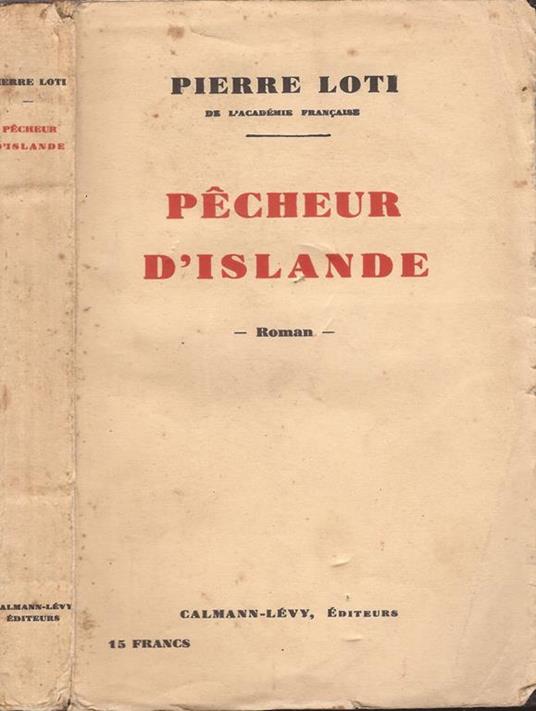 Pecheur d’Islande - Pierre Loti - copertina