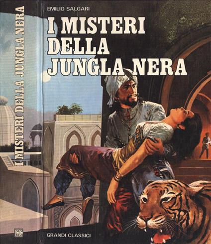 I misteri della jungla nera - Emilio Salgari - copertina