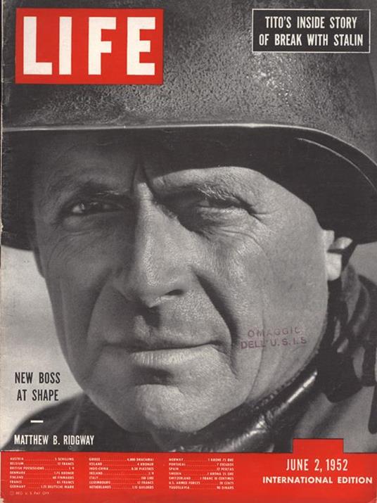 Life vol. 12 n. 11 Giugno 1952. International Edition - copertina