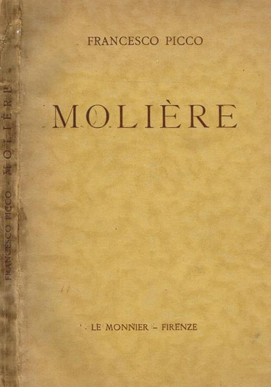 Moliere - Francesco Picco - copertina