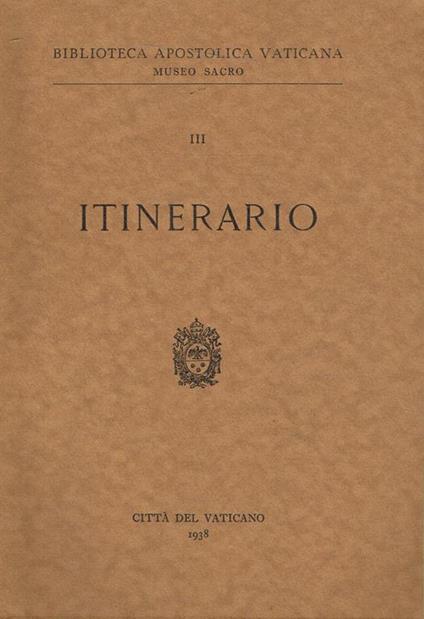 Itinerario Iii - copertina