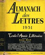 Almanach Des Lettres 1951