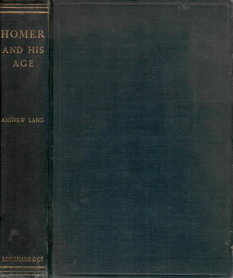 Homer and his age - Andrew Lang - copertina