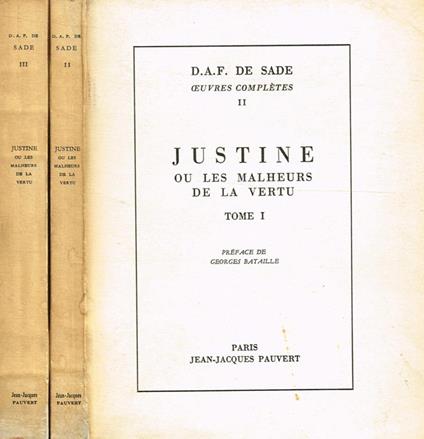 Justine. Ou Les Malheurs De La Vertu - François de Sade - copertina