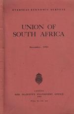 Union Of South Africa. Economic And Commercial Conditions In The Union Of South Africa