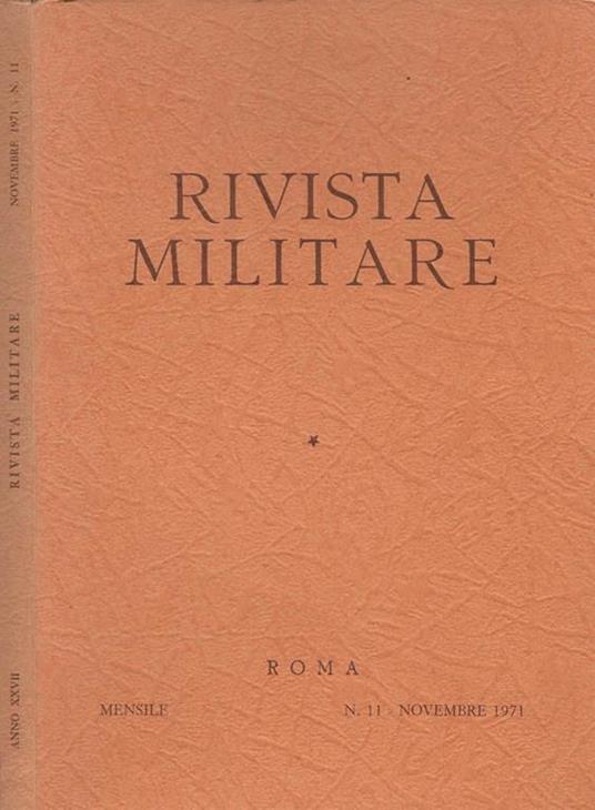 Rivista militare - copertina