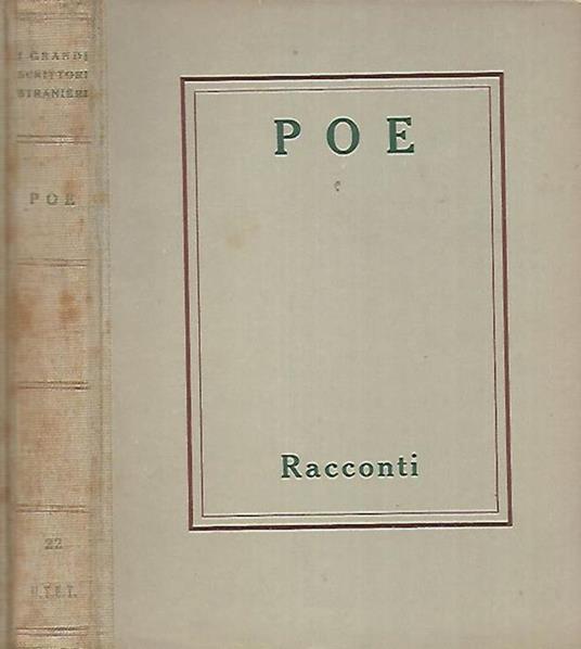 Racconti - Edgar Allan Poe - copertina