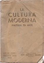 La cultura moderna. 1935. Natura ed arte