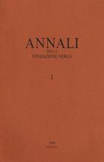 Annali Della Fondazione Verga N.1. Estratto