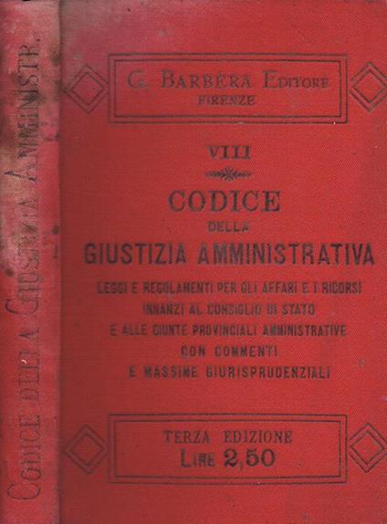 Codice della Giustizia Amministrativa - copertina