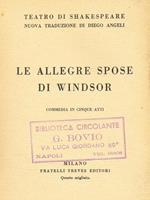 Le Allegre Spose Di Windsor. Teatro Di Shakespeare