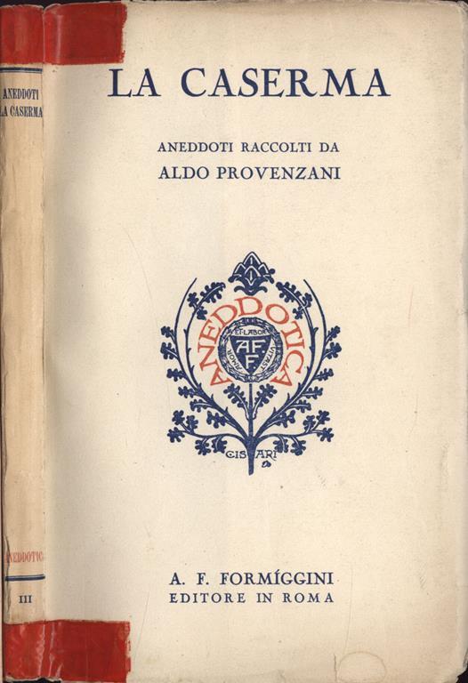 La caserma - Aldo Provenzani - copertina