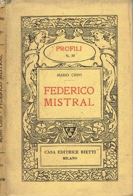 Federico Mistral - Mario Chini - copertina