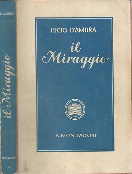 Il Miraggio - Lucio D'Ambra - copertina