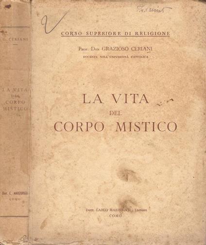 La vita del corpo mistico - Grazioso Ceriani - copertina