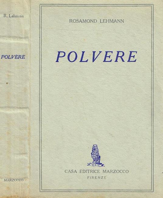 Polvere - Rosamond Lehmann - copertina