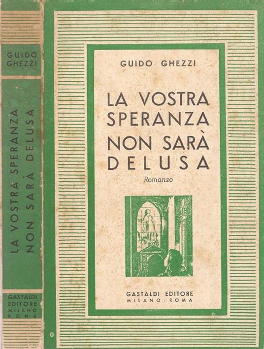 La vostra speranza non sarà delusa - Guido Ghezzi - copertina