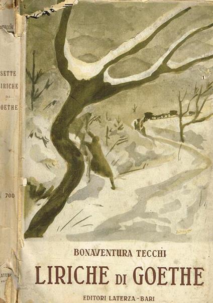 Sette Liriche Di Goethe - Bonaventura Tecchi - copertina