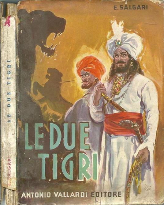 Le Due Tigri - Emilio Salgari - copertina