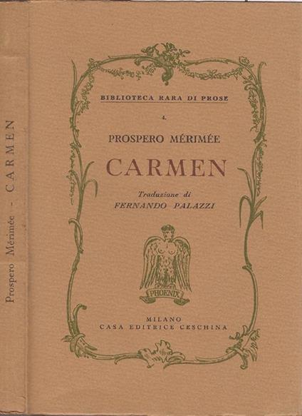 Carmen - Prosper Mérimée - copertina