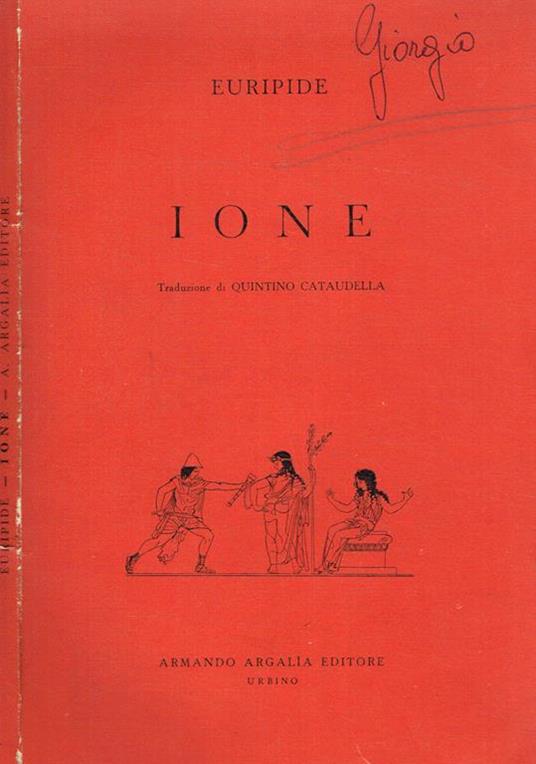 Ione - Euripide - copertina