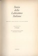 Storia della letteratura italiana Vol. V. Il Seicento