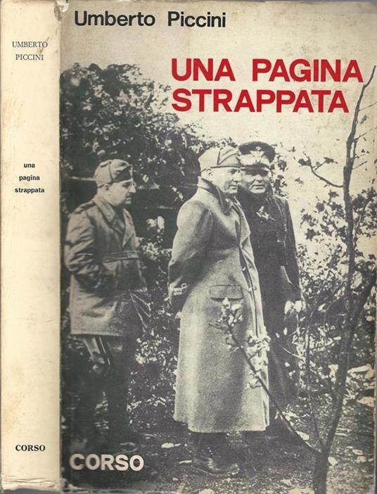 Una pagina strappata - Umberto Piccini - copertina