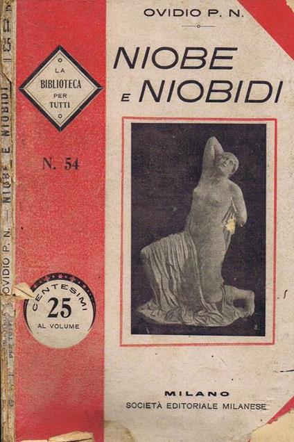 Niobe e i Niobidi - P. Nasone Ovidio - copertina