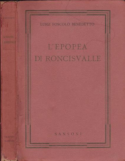 L' epopea di Roncisvalle. VOL. III - copertina