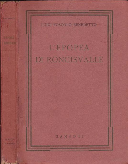 L' epopea di Roncisvalle. VOL. III - copertina