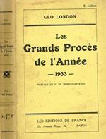 Les Grands Proces De L'Annee 1933