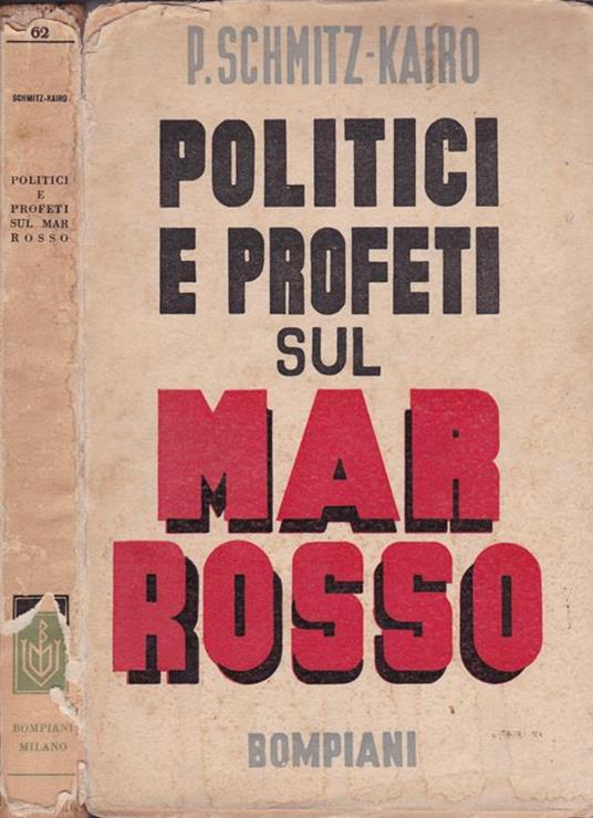 Politici e profeti sul Mar Rosso - copertina