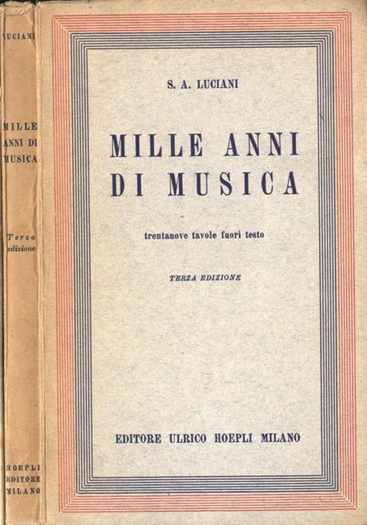 Mille anni di musica - copertina