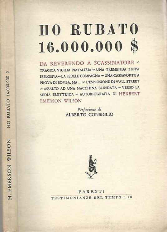 Ho rubato 16.000.000 $. Da reverendo a scassinatore - copertina