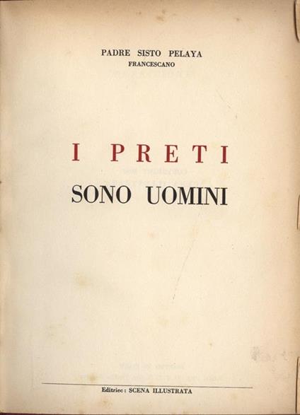 I preti sono uomini - copertina