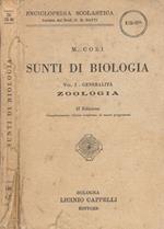 Sunti di Biologia Vol. I – Generalità. Zoologia
