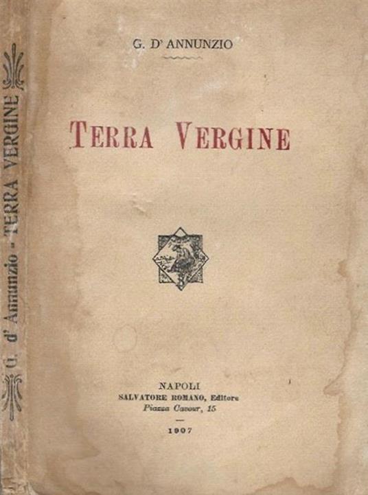 Terra Vergine - Gabriele D'Annunzio - copertina