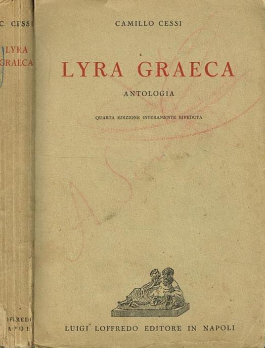 Lyra Graeca. Antologia - Camillo Cessi - copertina