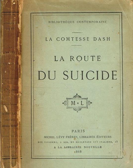 La Route Du Suicide - Contessa Dash - copertina