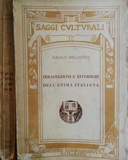 Irradiazioni E Riverberi Dell'Anima Italiana - Paolo Bellezza - copertina