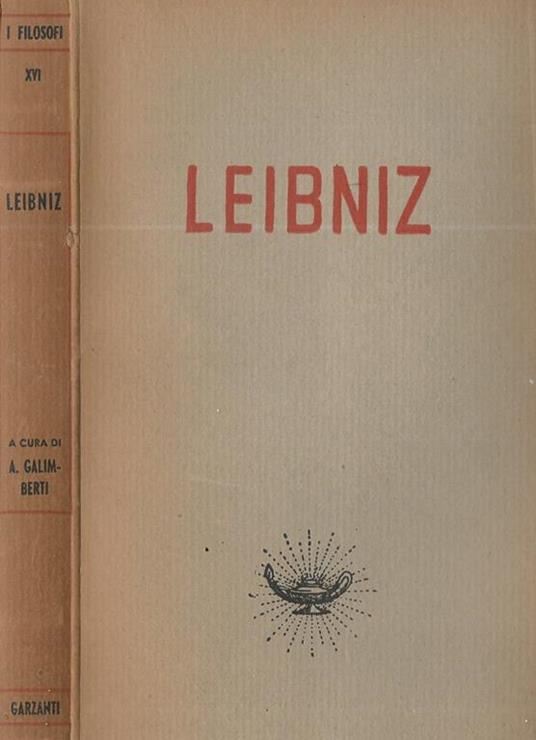 Leibniz. A Cura Di Andrea Galimberti - copertina