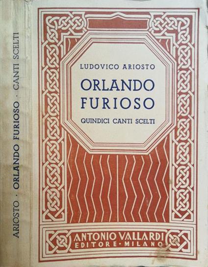 Orlando Furioso. Quindici Canti Scelti - Ludovico Ariosto - copertina