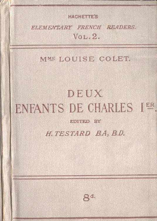 Deux enfants de Charles I - Louise Colet - copertina