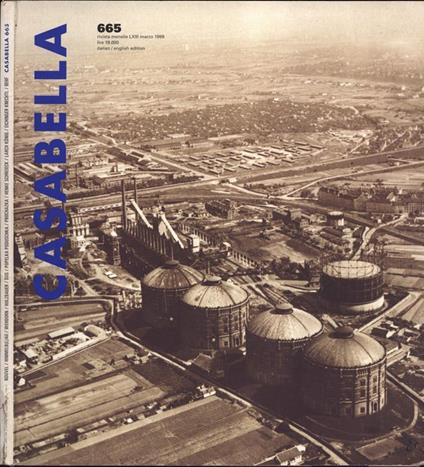 Casabella Anno LXIII n. 665. Rivista Internazionale Di Architettura - copertina