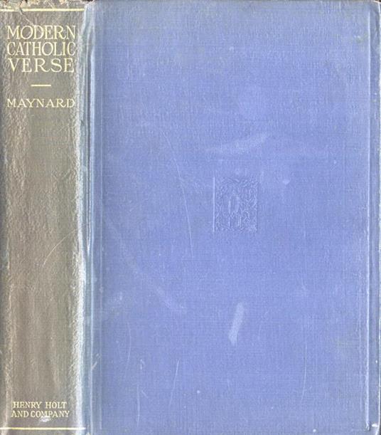 The book of modern catholic verse - Theodore Maynard - copertina