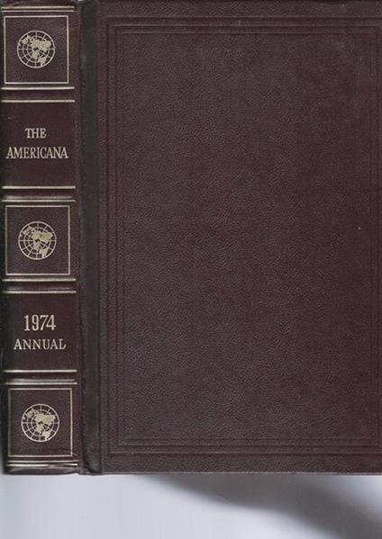The Americana Annual. 1974 - copertina