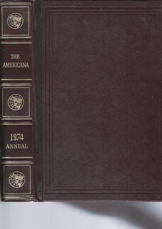 The Americana Annual. 1974 - copertina