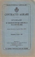 Contratti agrari. Norme Per L'Applicazione Del Decretolegge 4 Gennaio 1920, N. 6 Circa La Durata Della Proroga Circolare Ministeriale 12 Gennaio 1920, N. 2012