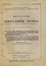 Bollettino di Legislazione Tecnica (Anno 1950 Fasc. 4-5). Raccolta Delle Leggi Che Riguardano L'Ingegneria