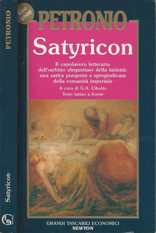 Satyricon - Arbitro Petronio - copertina